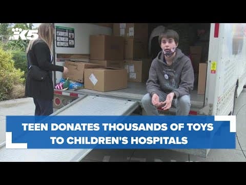 Bremerton teen collects 7,000 toys to donate to children's hospitals