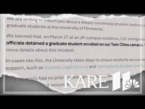 UMN student detained by ICE
