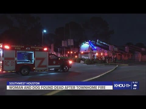 Community grieves woman and dog lost in deadly SW Houston apartment fire