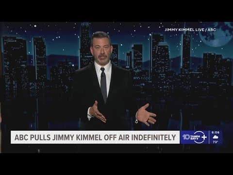 ABC pulling Jimmy Kimmel indefinitely after Charlie Kirk comments
