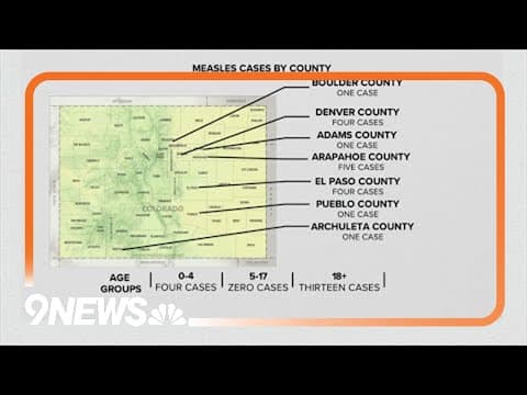 Colorado reports 17th measles case