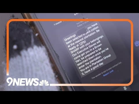 Colorado teenager receives hateful, racist texts
