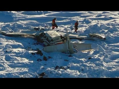 Crews recover remains from Alaskan plane crash