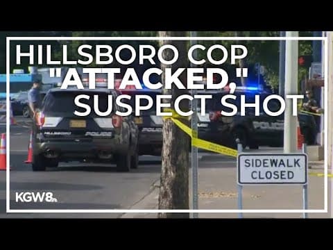 Hillsboro police officer shot man who attacked him, agency says