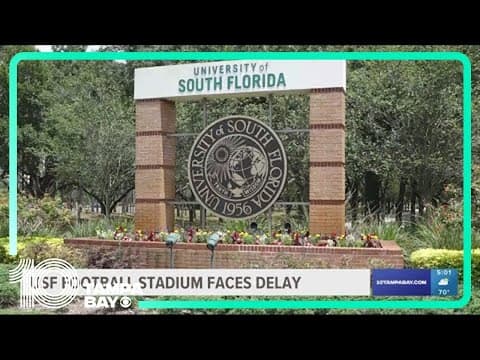 University of South Florida football stadium faces delay