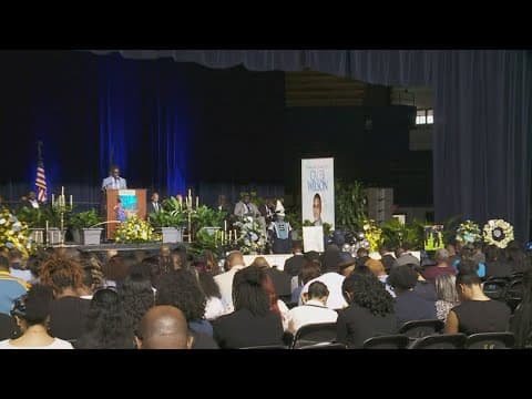 Memorial for Southern University student Caleb Wilson
