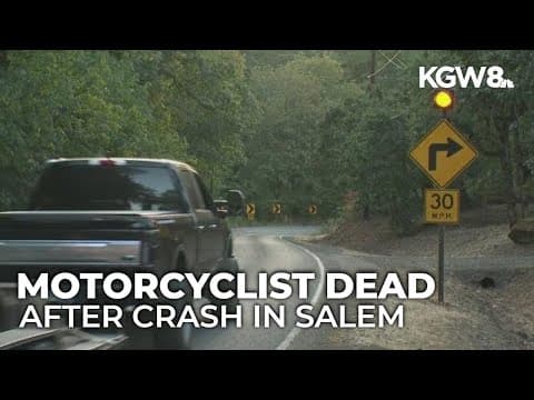 Motorcyclist dies in crash involving car near Salem, deputies say