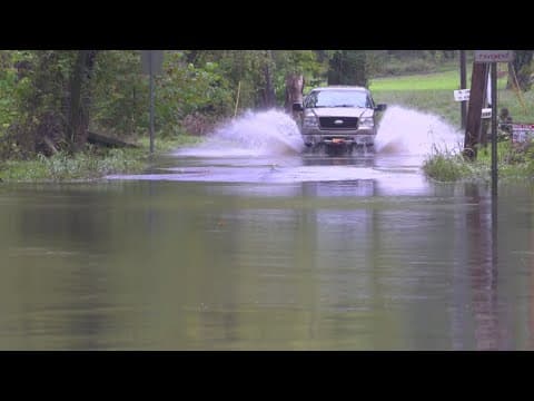 Flood warnings along the Shenandoah River
