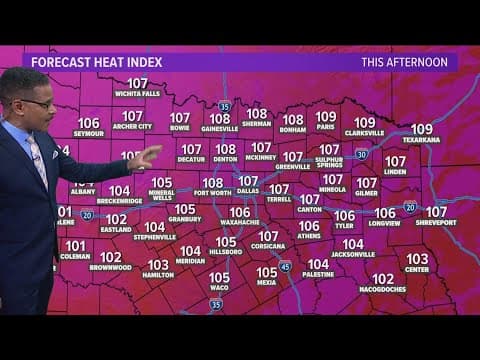 DFW weather: Full weekend heat forecast