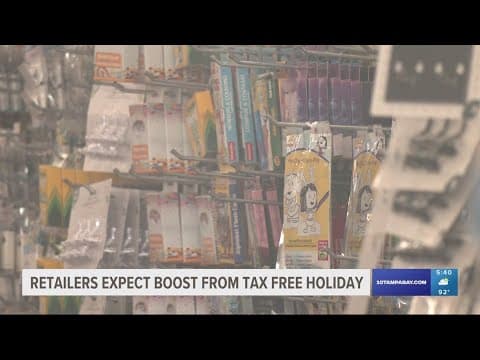 Retailers expect boost from tax-free holiday