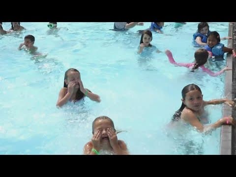 John Sevier Elementary helps students learn to swim for free during 'swim week'