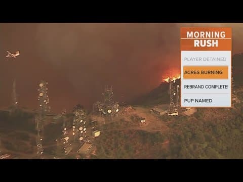 Another wildfire continues to burn in California
