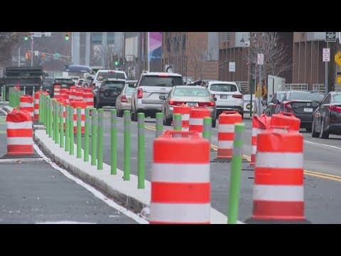 Drivers prepare as College Avenue is about to convert to two-way traffic