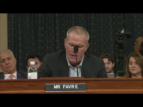 Legendary quarterback Brett Favre announces he has Parkinson's Disease