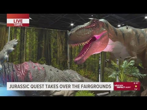 Jurassic Quest roars its way to the Florida State Fairgrounds