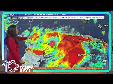 Tracking the Tropics: Tropical Depression Ten forms, and Florida needs to keep watch (8:30 p.m. Satu
