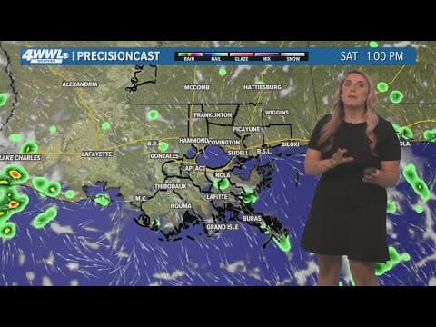 New Orleans Weather: Low rain chances this weekend, very hot with temps in the 90s