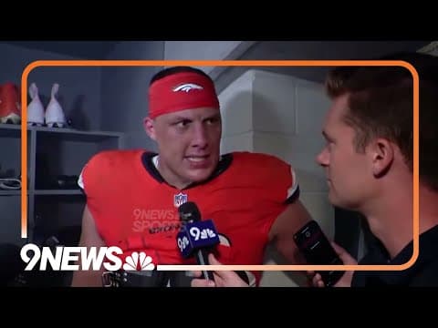 Garett Bolles speaks after Broncos' win over Tampa Bay