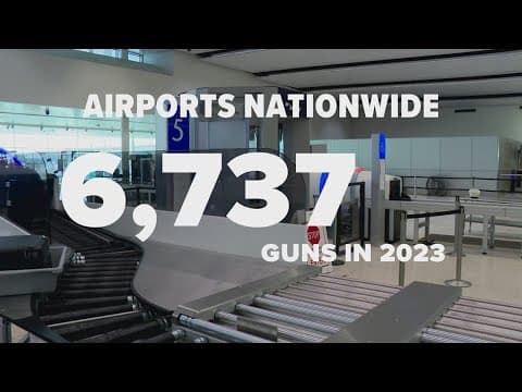 TSA stopped record number of handguns at Indianapolis International Airport in 2023