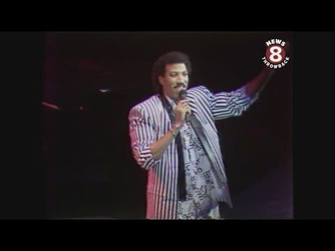 Lionel Richie concert at the San Diego Sports Arena 1986