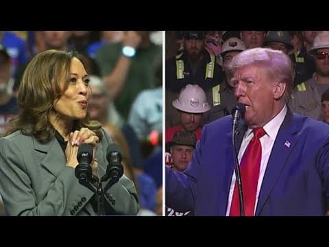 Kamala Harris gives closing argument, Donald Trump holds Pennsylvania rally