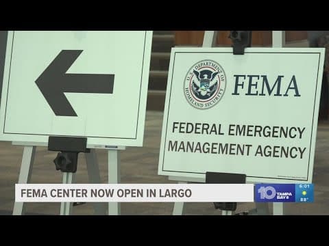 FEMA center now open in Pinellas County
