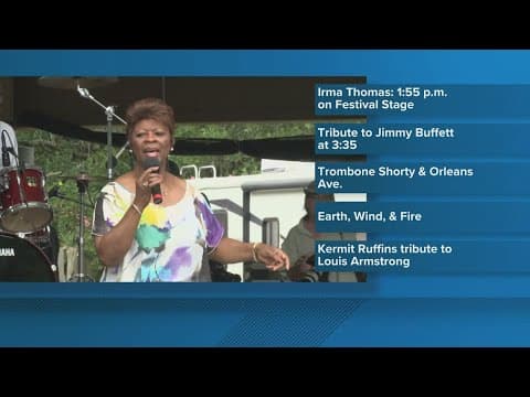 Last day of Jazz Fest Sunday