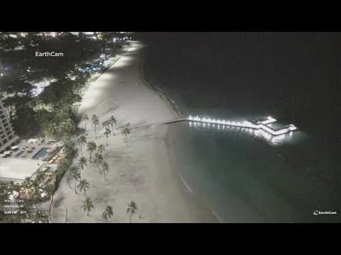 Latest: Tsunami waves in West Coast, Hawaii