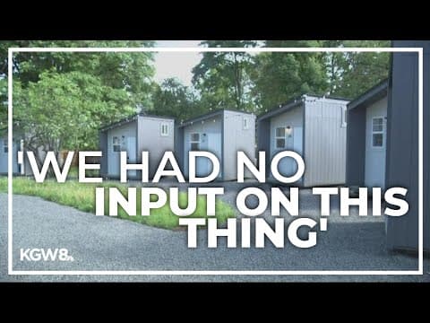 Portland to open its biggest Safe Rest Village yet, neighbors concerned