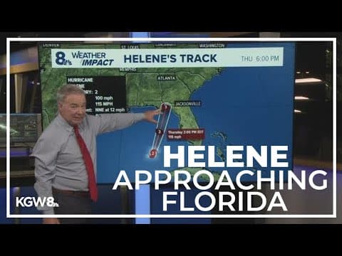 Hurricane Helene expected to make landfall in Florida Thursday night