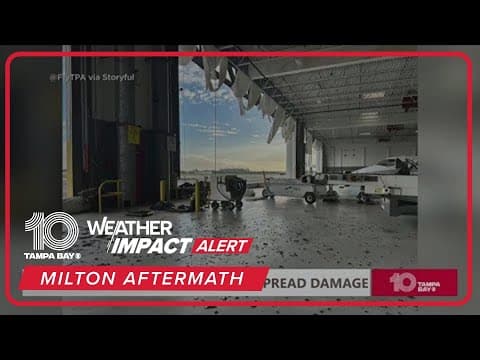 Tampa International Airport set to reopen following Hurricane Milton