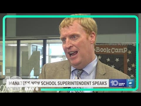 Manatee County's new school superintendent speaks