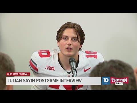 Julian Sayin postgame interview | Ohio State vs. Washington