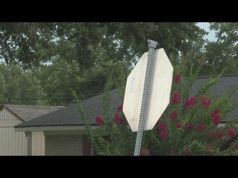 Houston routinely replaces street signs, but some city leaders suspect sign theft is driving up the