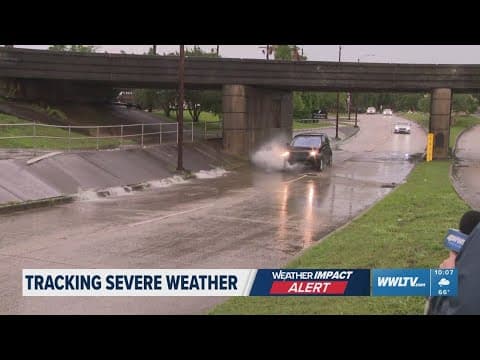 Severe Weather LIVE: Heavy Rain, Flood Alerts Across Southeast Louisiana