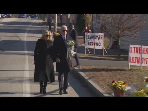 President Biden and First Lady Dr. Jill Biden visit Maine following last month's mass shooting