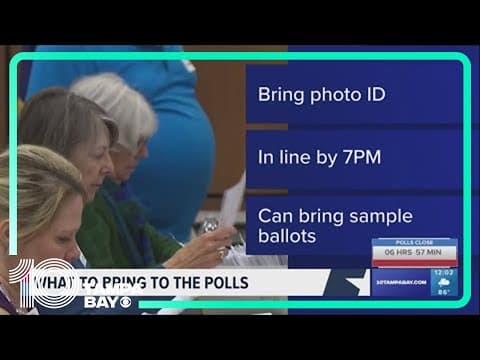 Here's what you should be bringing to the polls