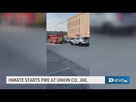 Inmates start fire at Union County jail cell