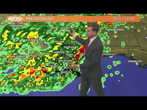 New Orleans weather: Heaviest rain expected Wednesday & Thursday