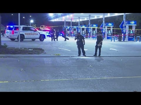 Man killed when gunman in truck opens fire on gas station in N. Harris County, sheriff says