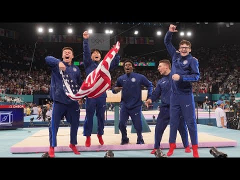 Interview with USA men's gymnastics team after winning bronze