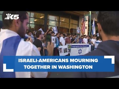 Israeli-Americans mourn together in Washington