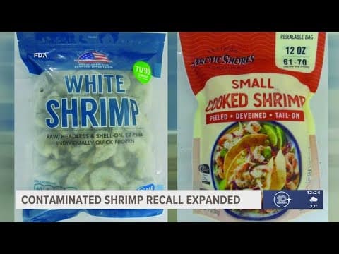 More frozen shrimp recalled for possible radioactive contamination
