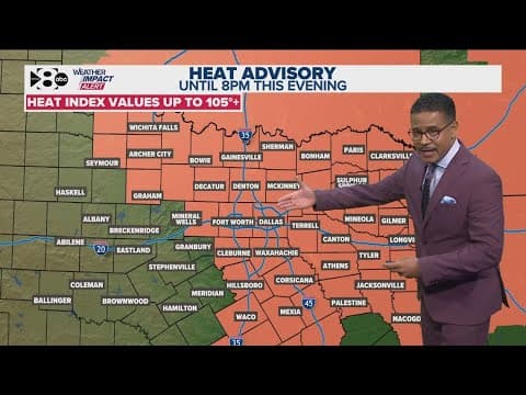 DFW Weather | Weather impact alert in place until this evening, 14 day forecast