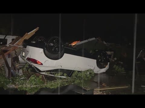 Possible tornado tears through Trinity County, north of Houston