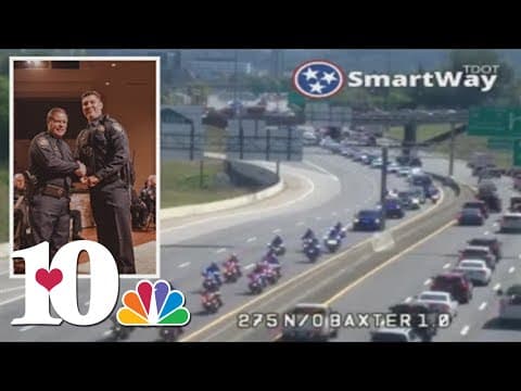 KCSO Deputy Tucker Blakely’s procession