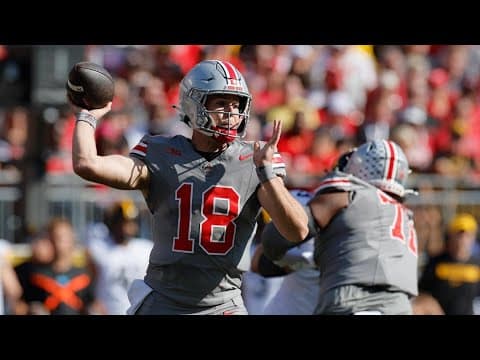 Ohio State vs Iowa postgame interviews