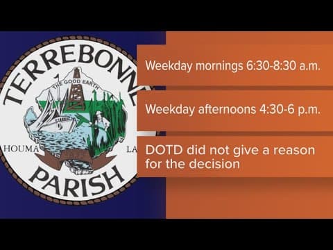 Dularge Bridge reopens for weekday rush hour only after tugboat crash, DOTD says