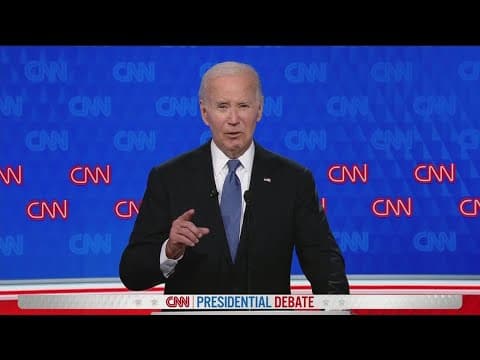 First 2024 Biden-Trump Debate: President Biden shares closing statements from June 27 event