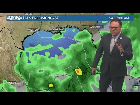 Monday 6 PM Tropical Update: How much rain can we expect from broad low pressure in Gulf